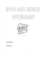 English Worksheet: Food Pictionary 