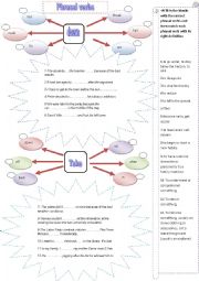 English Worksheet:                               phrasal verbs