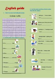 actions verbs