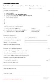 English Worksheet: Present Perfect worksheet