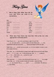 English Worksheet: Fairy Gina