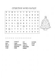 Christmas word search