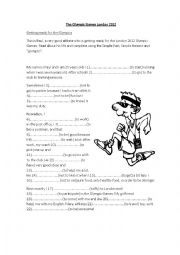 English Worksheet: the Olympic Games London 2012