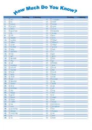 English Worksheet: The First Lesson of the Year