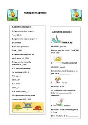 English Worksheet: THE WORLD OF OLYMPICS!