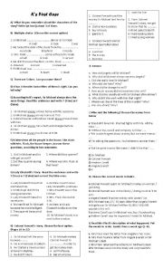 English Worksheet: Ks First Case