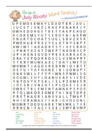 Judy moody wordsearch