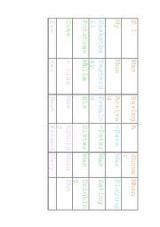 English Worksheet: past continuous match