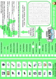 English Worksheet: All about computers