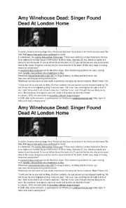 Amy winehouse biography