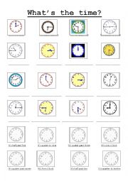 Time worksheet