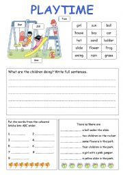 English Worksheet: Working with words