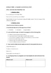 English Worksheet: How to plan a cheap affordable cacation?