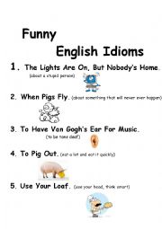 English idioms