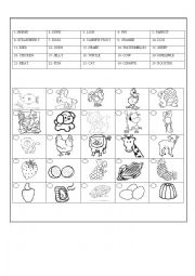 English Worksheet: vocabulary