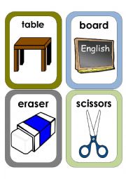 English Worksheet: School Supplies #2