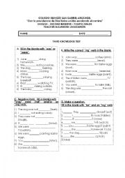 English Worksheet: Past progressive