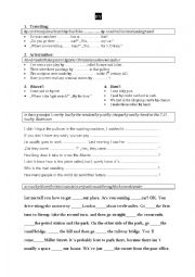 English Worksheet: Prepositions: across/by/down/for/into/outside/over/past/round/through/to/towards/under