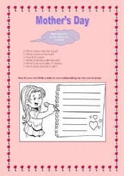 English Worksheet: Mothers Day