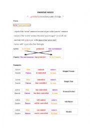 English Worksheet: Passive Voice