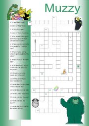 Muzzy Crossword