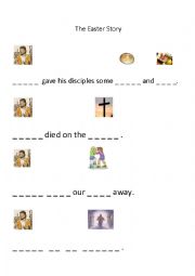 English Worksheet: Easter Story