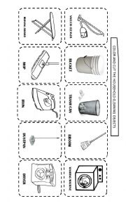 English Worksheet: HOUSEHOLD CLEANING AND LAUNDRY