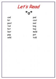 English worksheet: Lets read 5