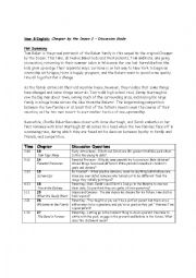 English Worksheet: Cheaper by the Dozen 2 - Discussion Guide