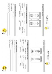 English Worksheet: Verb TO BE - Affirmative