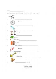 English Worksheet: This / That