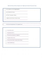 English Worksheet: simple present and daily routines