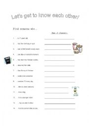 English Worksheet: 