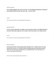 English Worksheet: Role Play