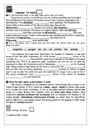 End term test nb 2 Language exercises