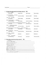 English worksheet: SLEP Training