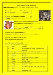 English worksheet: leisure