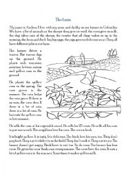 English Worksheet: The Farm