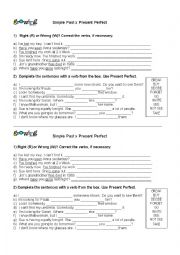 Simple Past  X  Present Perfect