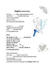 English Worksheet: Angels Robbie Williams