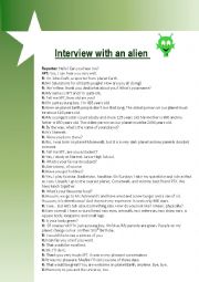 An Interview with an alien