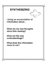 English Worksheet: Reading Strategy Posters