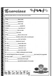 English Worksheet: Present Continuos revision worksheet