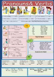 English Worksheet: Pronouns  