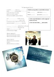 English worksheet: The Beginning and the End by Anathema