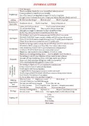 English Worksheet: Complete Letters Examples!!!