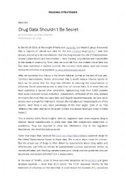 Drug data shouldnt be secret - Tamiflu drug