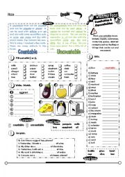 Grammar Focus Series_31_Countable & Uncountable Nouns (Fully Editable + key)