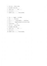 English Worksheet: Adverbs