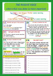 English Worksheet: The passive Voice